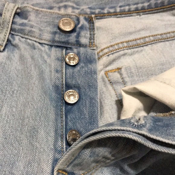 Levi’s 501 Straight Leg Lace Up Hem - Picture 11 of 12